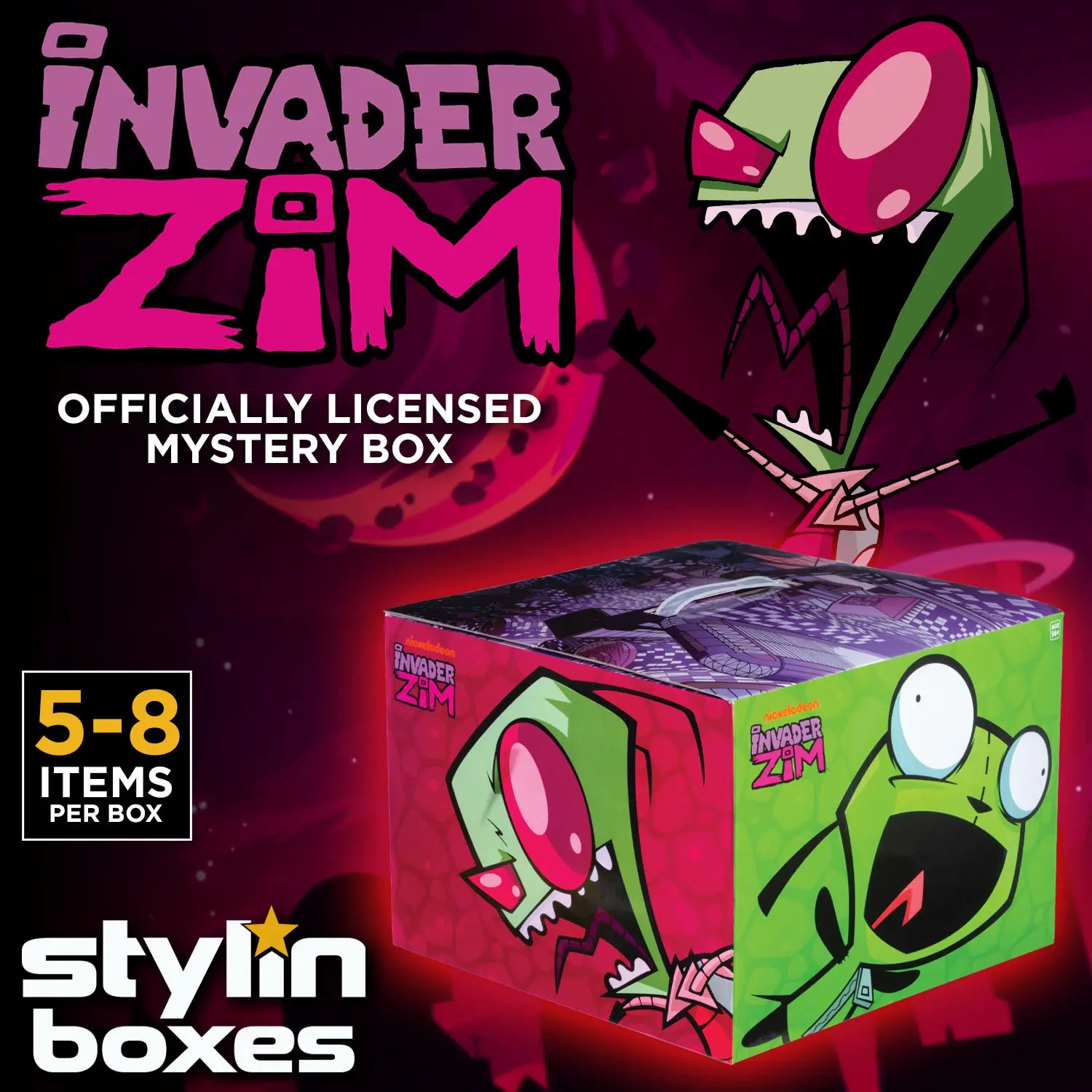 Invader Zim Mystery Box V2 Front