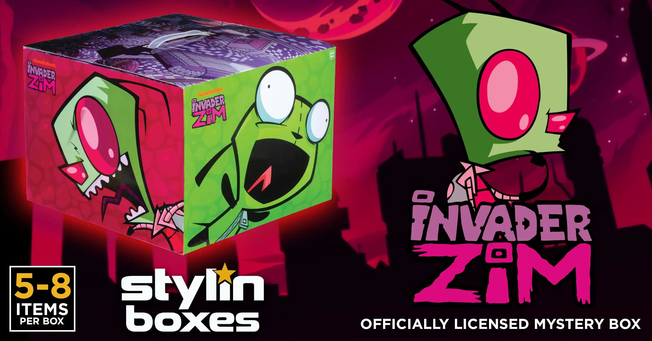 Invader Zim Mystery Box V2 Wide