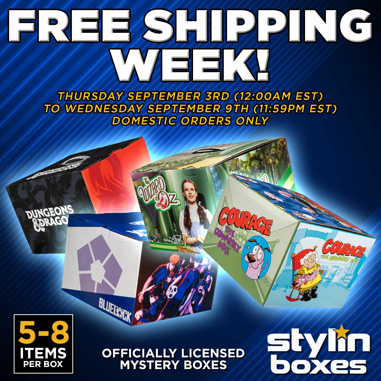 Labor Day Sale Mystery Boxes Front