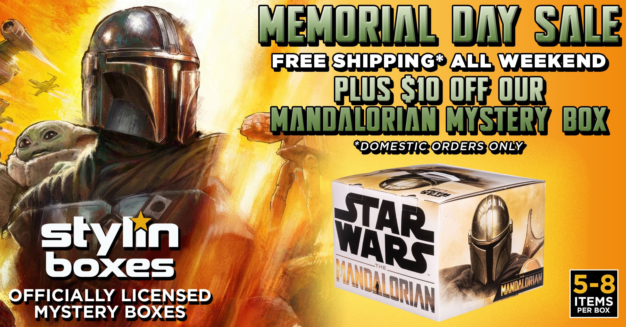 Memorial Day 2026 Mystery Box Sale Wide
