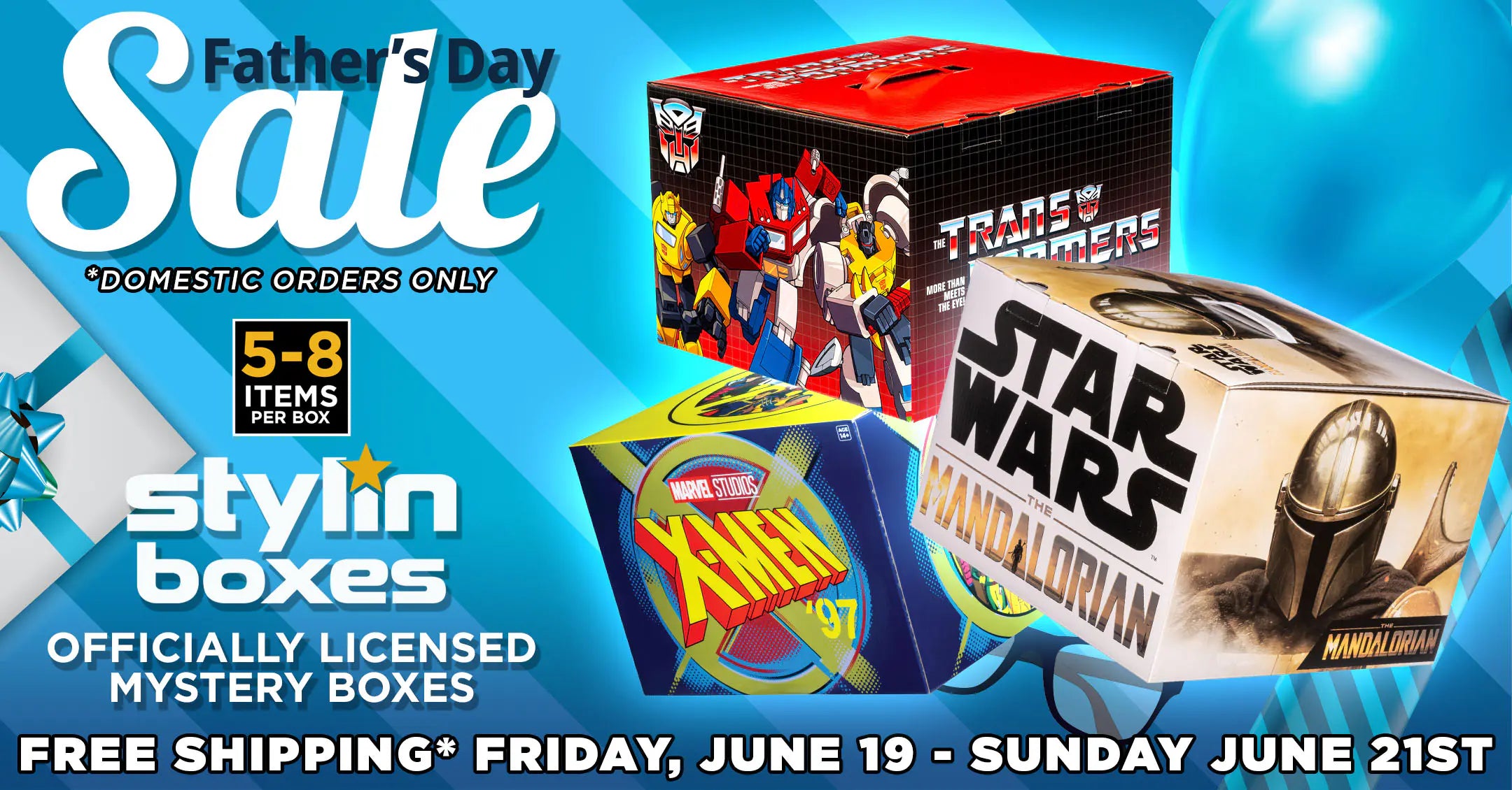 Stylin Boxes Fathers Day Sale Wide